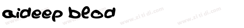 aideep blod字体转换